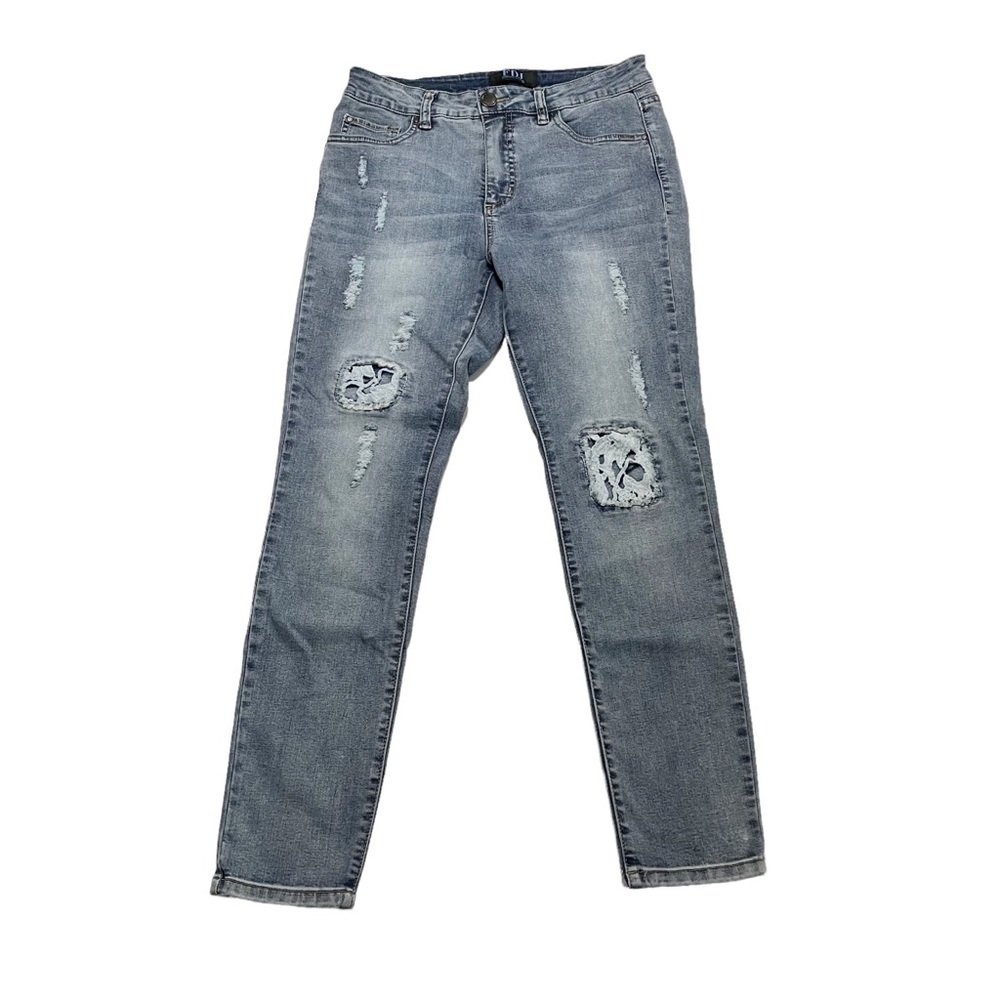 FDJ French Dressing Jeans Distressed Skinny Leg Jeans Size 6 Casual Streetwear
